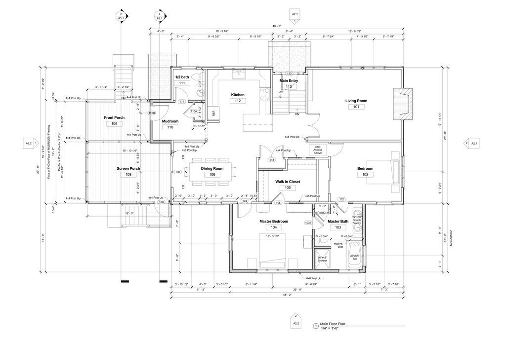 residentialf loor plan drawing