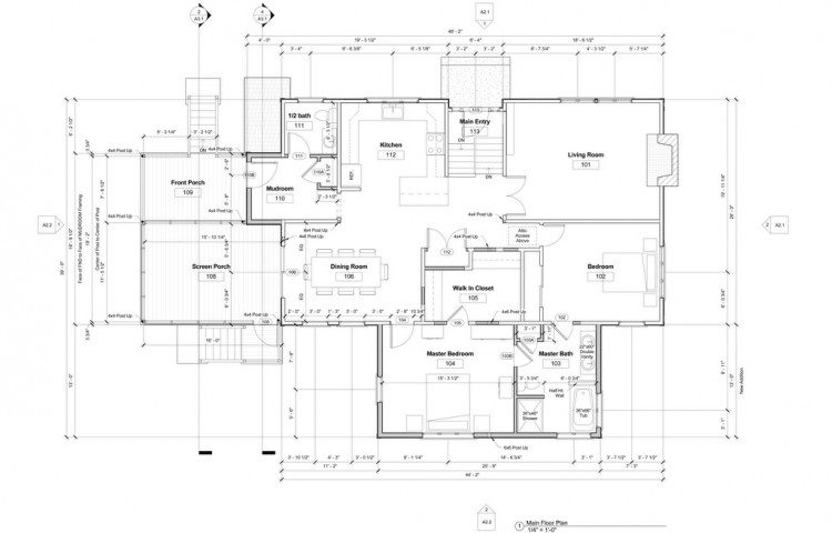 residentialf loor plan drawing