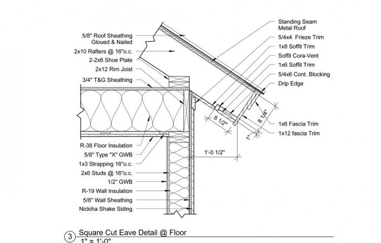 CHD exterior residential detail drawing